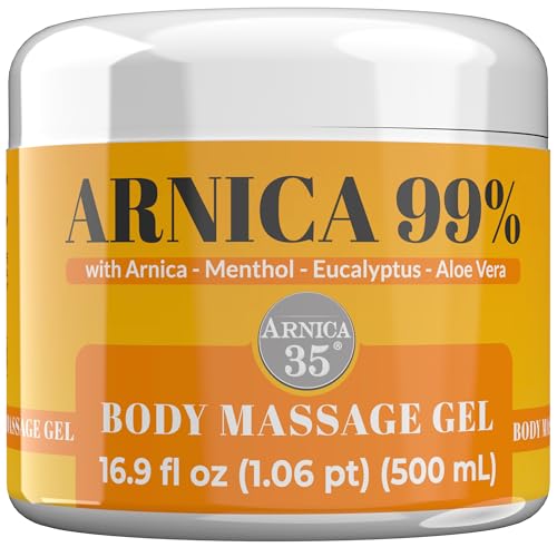Arnica 35 Arnica Body Massage Gel &ndash; Water-Based Cosmetic Massage Gel with Arnica Montana,...