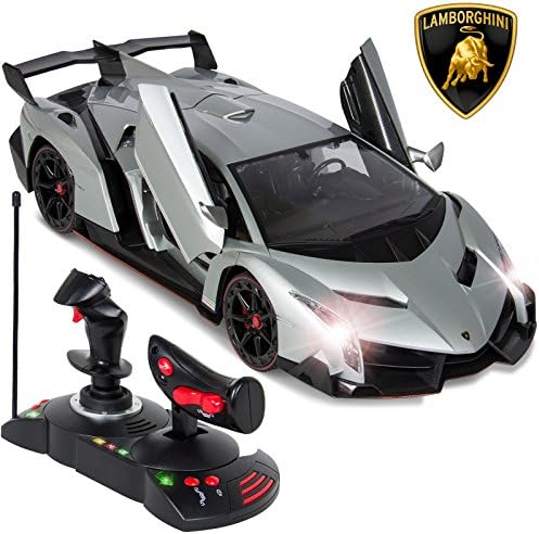 1/14 Scale RC Lamborghini Veneno Gravity Sensor Radio Remote Control Car Silver