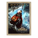 poster dr strange  ConKrea Póster Original Marco – Enmarcado – Doctor Strange – Dimensiones: 70 x 100 cm