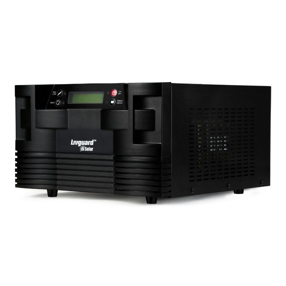 Livguard Solar Inverter 2200 VA 24V Pure Sine Wave Inverter with Built-in 40A Solar Charge Controller, Hybrid UPS for Home, Office and Solar Power Backup