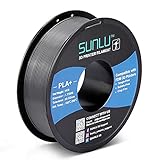 【Precisión dimensional y consistencia 】→ SUNLU tiene un estricto proceso de producción y equipos de control del diámetro para garantizar la dureza del filamento PLA tenga una tolerancia de diámetro precisa de +/- 0,02 mm. Bobina de 1kg (2,2libras)
