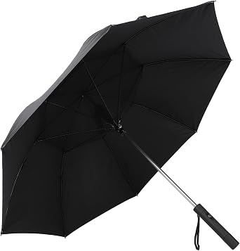 Umbrella with Fan, Umbrella with Fan and Mist Spray, Portable Umbrella with Fan USB Rechargeable 2600mAh Power Bank Sun and Rain Umbrella Folding Compact Umbrella for Hot Summer