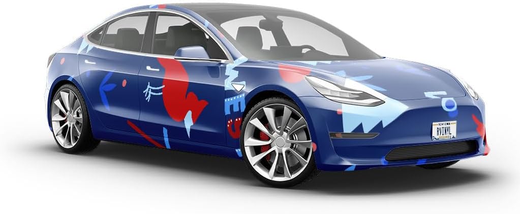 Rwraps United States Americana Mountain State Gloss Vinyl Film Wrap 59in x 22ft Vinyl Vehicle Car Film Sheet Roll