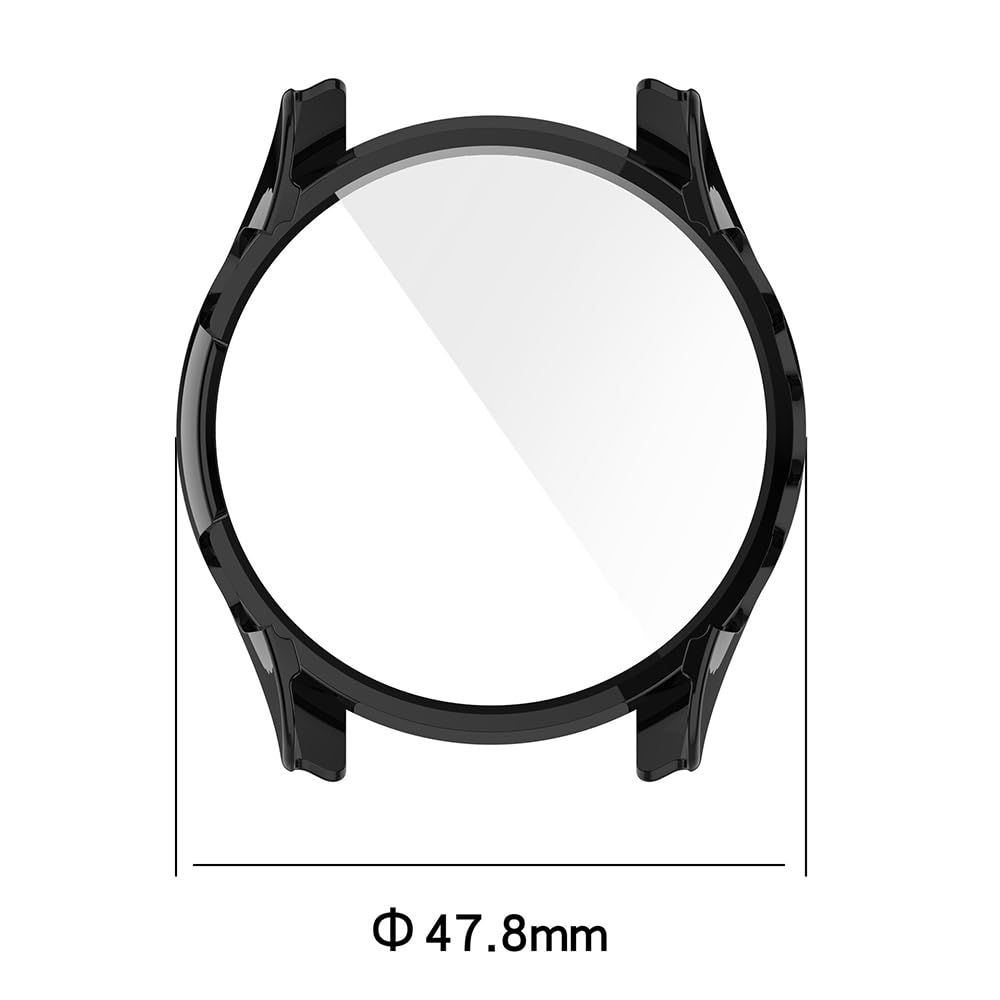 Full Protection Case & Screen Protector For Garmin Forerunner 255/255S - Tempered Glass + PC Cover