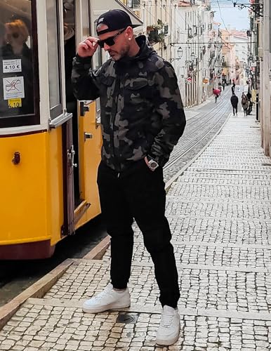 COOFANDY Mens Casual Joggers Pants Elastic Drawstring Chino Cargo Pants Hiking Outdoor Track Sweatpants2