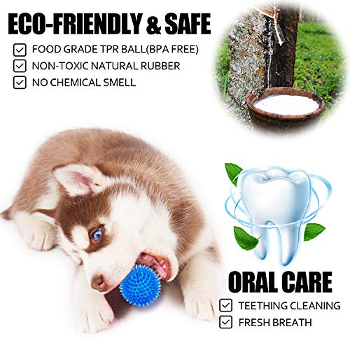 Dog-Balls-Squeaky-Small-Dog-Toys-Puppy-Toys-Dog-Chew-Toy-for-Small-Medium-Dogs-Interactive-Durable-Toys-Chewing-Cleaning-Teeth-Rubber-Dog-Ball-Pet-Teething