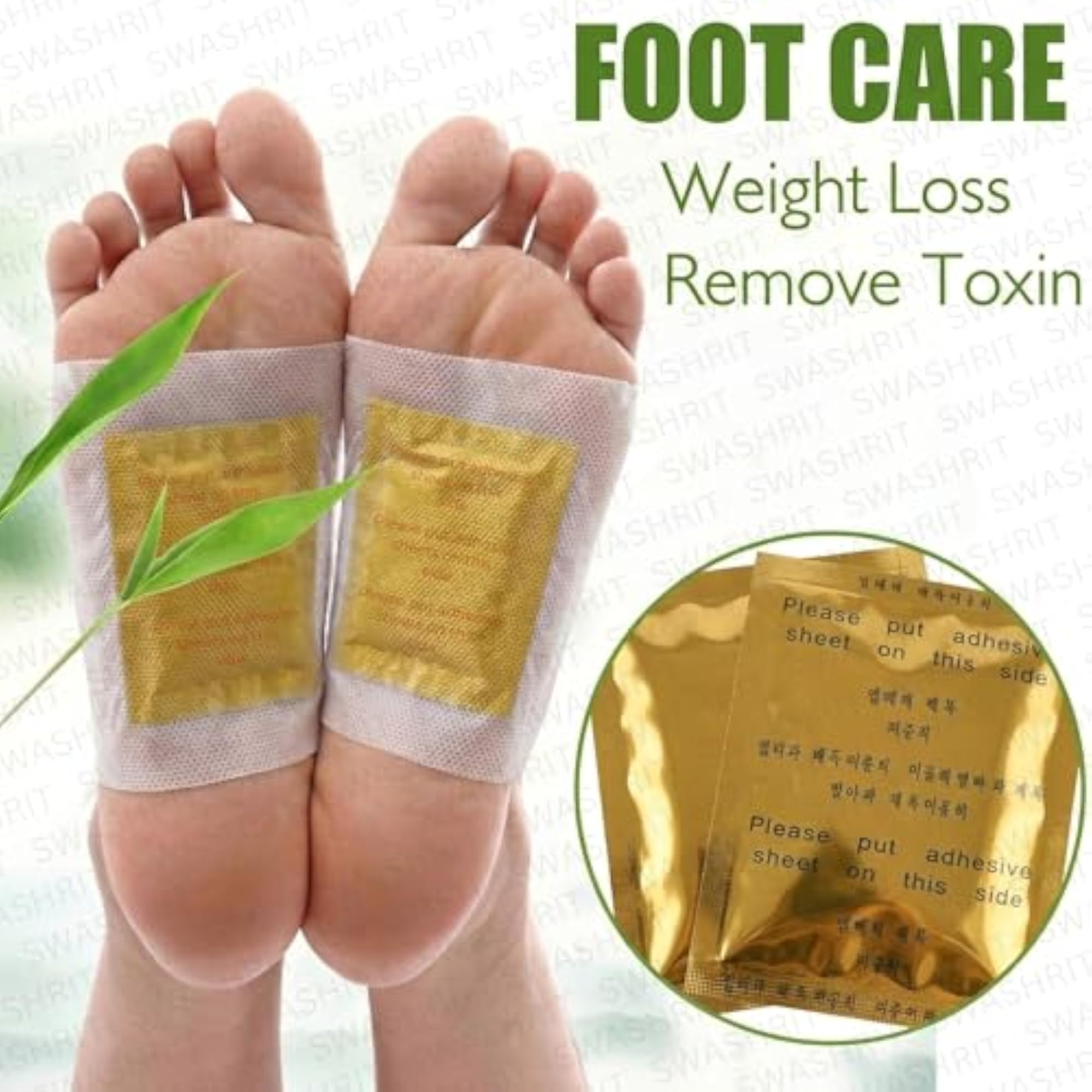 Kinoki Toxin Remover Foot Patches, Herbal Detox Pads