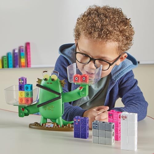 hand2mind Numberblocks Blockzee Balance Activity Set, 61 MathLink Cubes - image 7