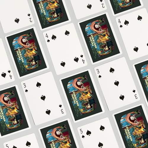 Baraja de Cartas Poker 52 Naipes Tamaño Póker miniatura 4