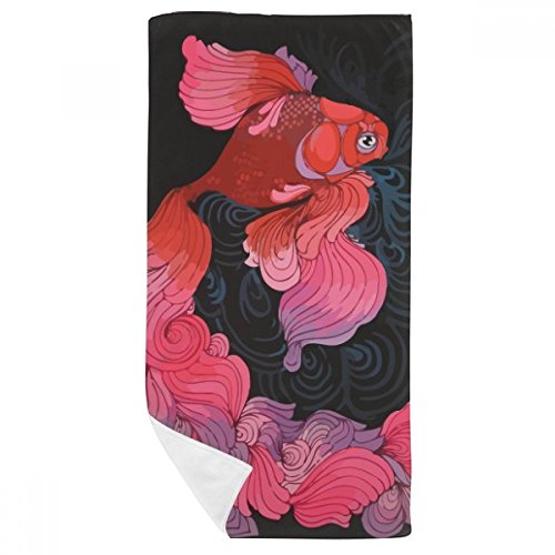 Gant de toilette Cyprinoid rose rouge violet serviette de bain doux