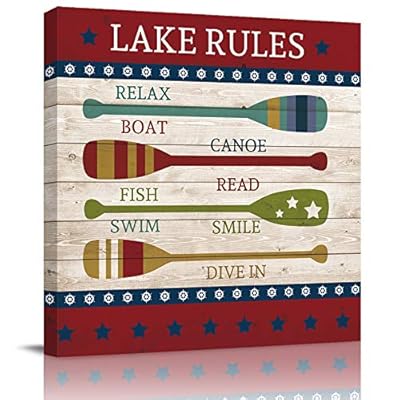 Oars Painting Artwork Print on Wrapped Canvas for Walls, Home Decor for Living Room Bedroom Kitchen, Decorative Wall Art… 51f7EpRKpbL. SS400