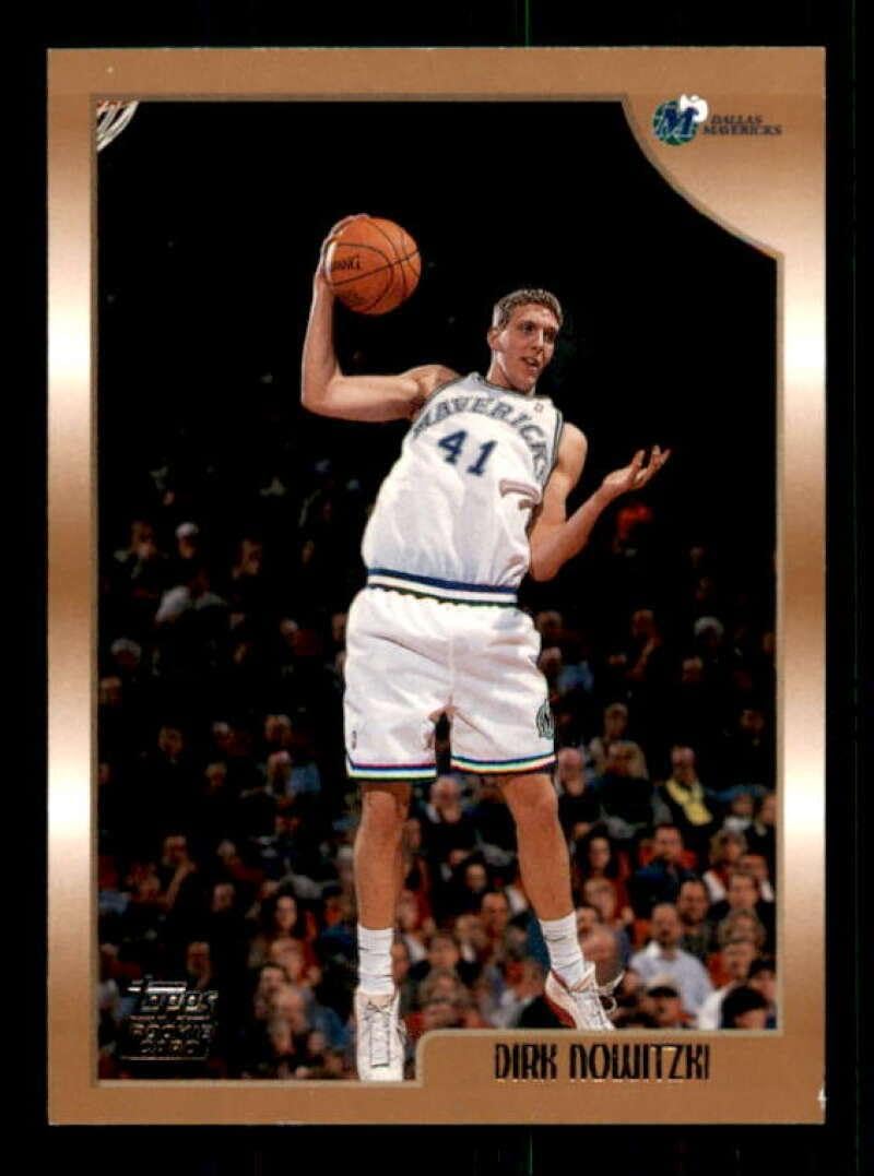 Dirk Nowitzki Rookie Card 1998-99 Topps #154 - Basketball Slabbed Rookie Cards