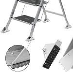 Shoe kit for Extension Ladders, Aluminium Extension Ladder, Extension Ladder Parts for D1200-1Series Mk15 and Mk16 Steel Ladder Anti-Skid Feet Set Safe Ladder Replacement Feet Ladder Accessories,23pcs