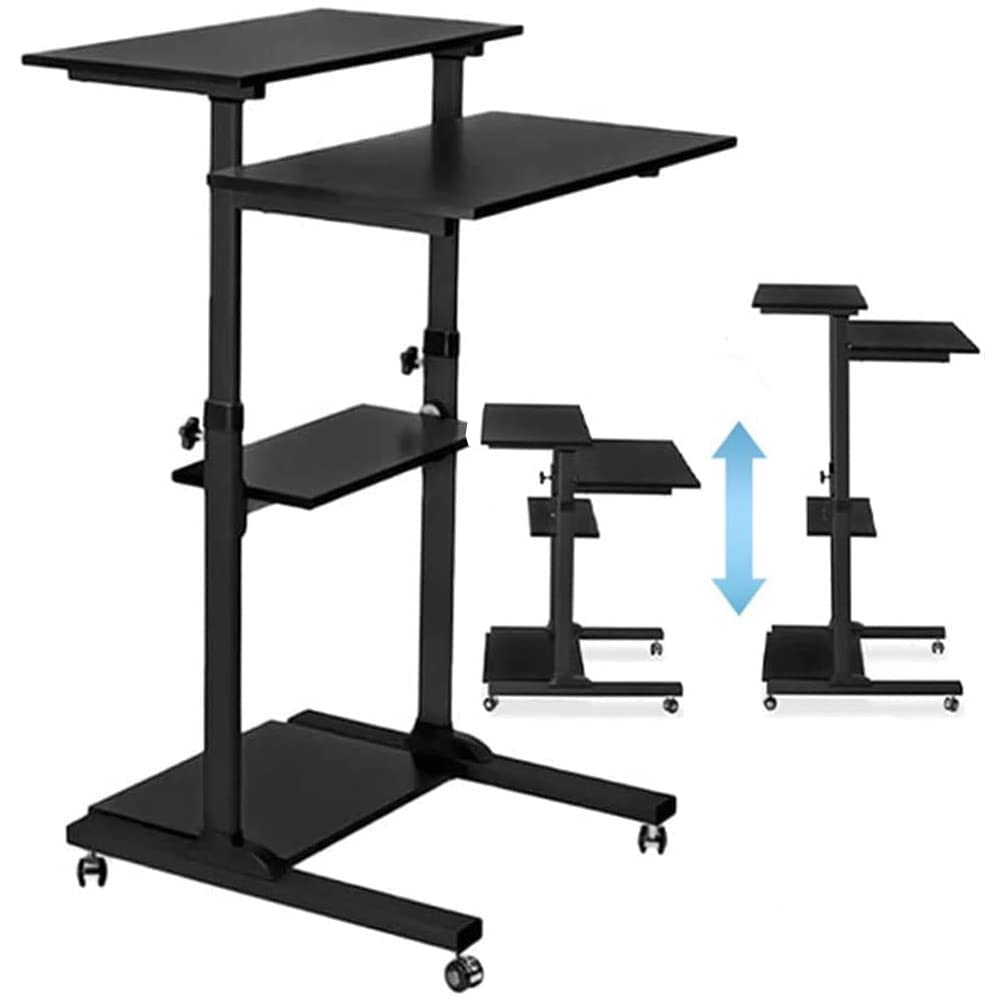Amazon | iimono117 スタンディングデスク 昇降デスク キャスター 4段