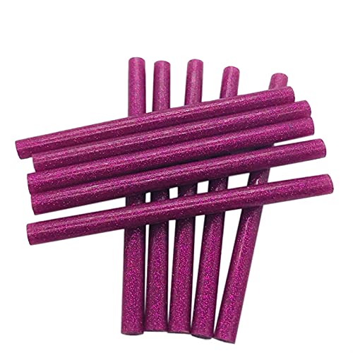Bastões de cola quente 10 unidades coloridos 7mm100mm bastões de cola quente derretidos para pistola