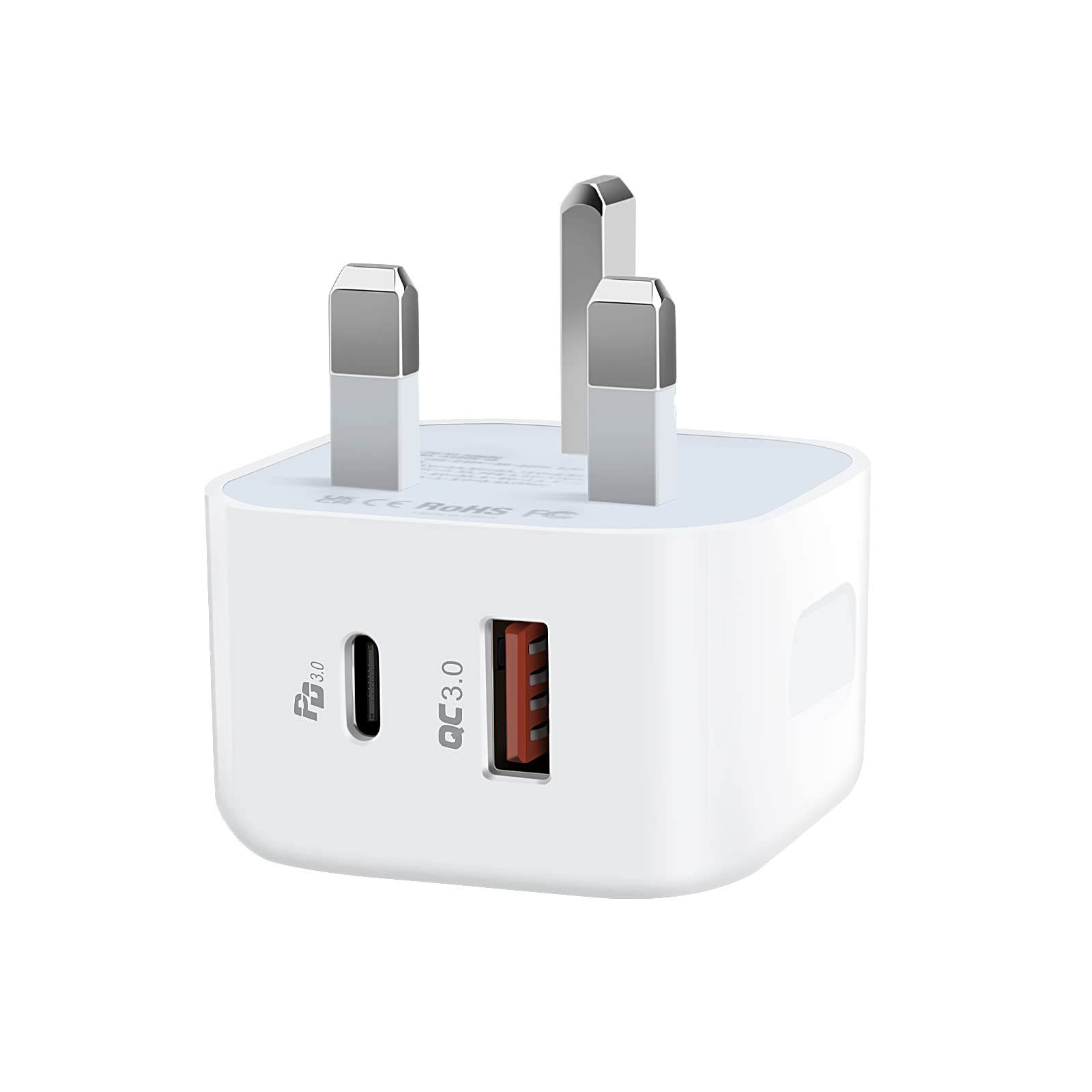 30W USB C Charger for google pixel 7/7Pro/6 Pro/6,iPhone 14/14 Pro/14 Pro Max/13 Pro Max/12,Dji Mini 3 Pro,Watch Series 8/AirPods Pro 2 Etopgo PD3.0 Super Fast Plug 2 ports