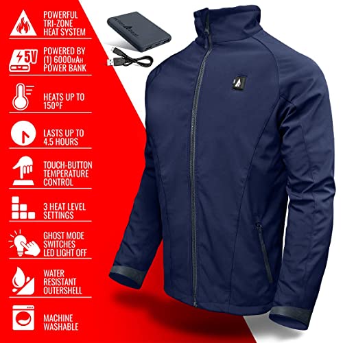 Image of ActionHeat 5V Men's Softshell Battery Heated Jacket