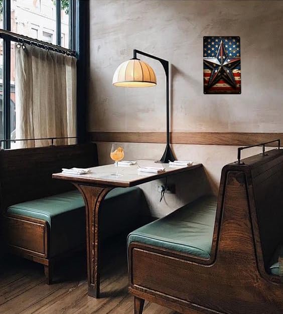 Miniatura 3 de Letrero divertido vintage de metal de hojalata retro, arte de pared, bandera estadounidense para estudio, entrada, sala de estar y bar, gran regalo