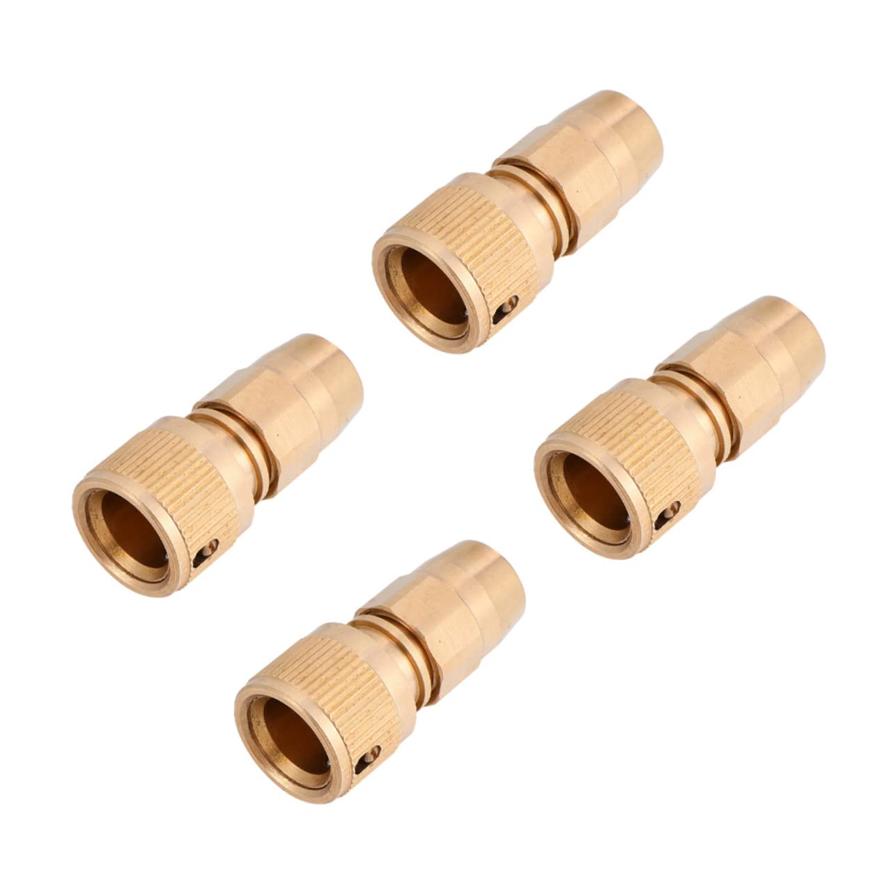 4pièces Raccord Fileté Laiton pour Tuyau Arrosage Connecteur Rapide Adaptateur pour Tuyaux Et Robinets