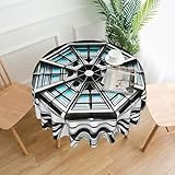 Imperméable et anti-taches : avec un tissu en polyester résistant à la décoloration, nos housses de table protègent facilement vos tables et meubles des rayures, des taches et des rayons du soleil.