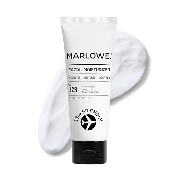 MARLOWE. Facial Moisturizer for Men, 3.4 oz, Lightweight, Non-Greasy Daily Face Lotion, Hydrates, Nourishes & Soothes, Clean, Vegan Formula with Aloe Vera & Green Tea Extract, Fresh Aloe Citron Scent
