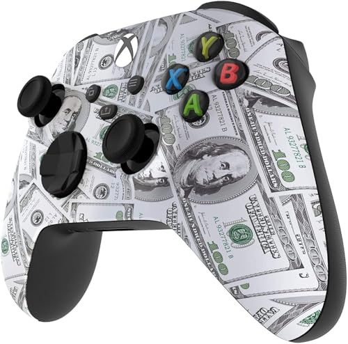 Image of Custom Controllerzz Wireless Controller for Microsoft Xbox Series X /S & Xbox One - Custom Soft Touch Feel - Custom Xbox Series X /S Controller (X /S Money)