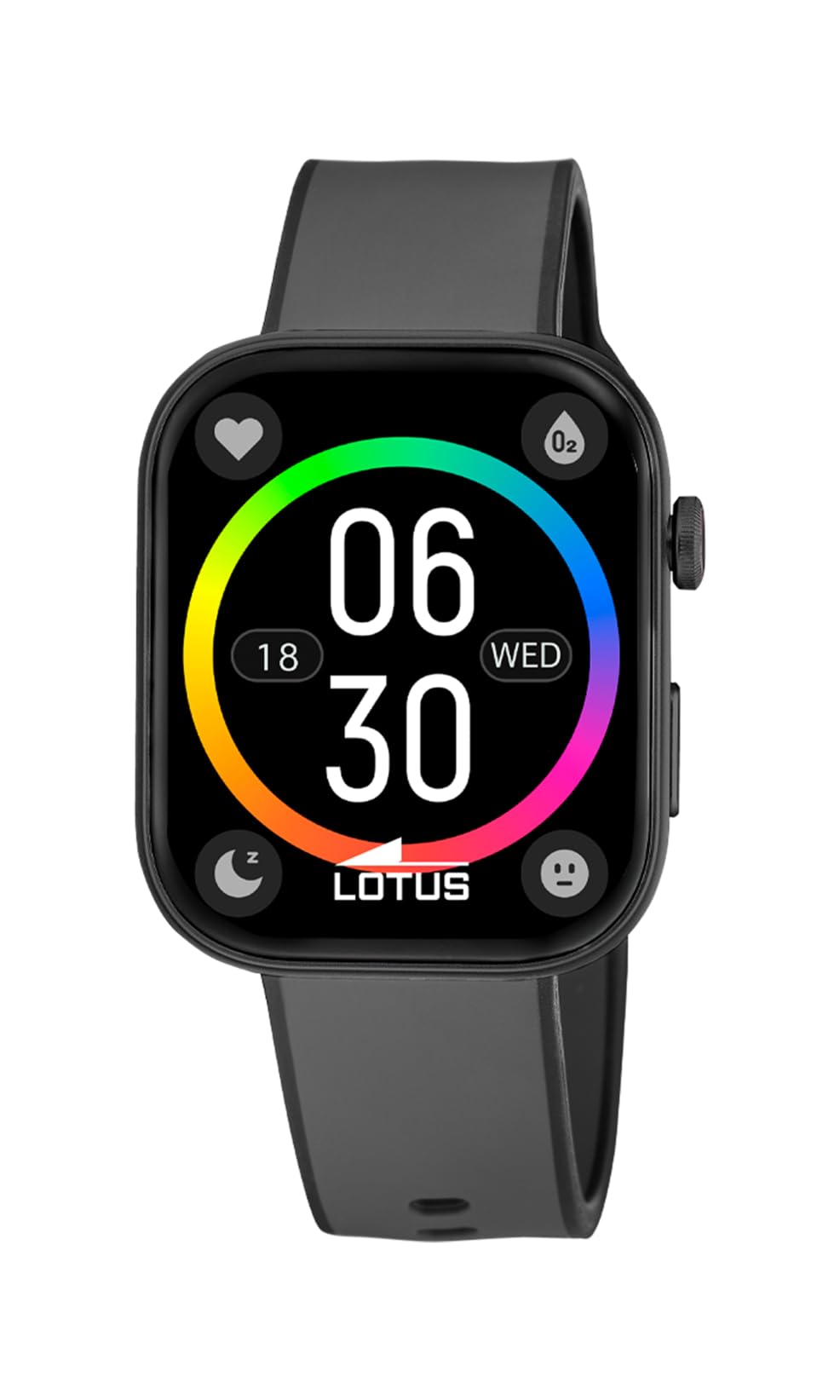 LOTUS LOTUS Smartwatch Man Woman – Unisex Smartwatch in Grey Rubber – Voice AI, Music Control, Step and Calorie Count, Phone, Multi Sports, Heart Rate, Sleep Monitor 50214/1