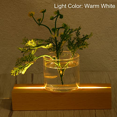 PATIKIL Wooden LED Light Base Stand - Image 4