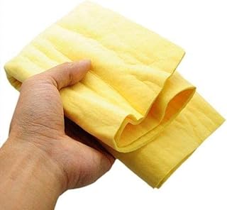 Car Cleaning Towel for All Surfaces Polishing Synthetic Chamois Cloth Size 43x32x0.2cm