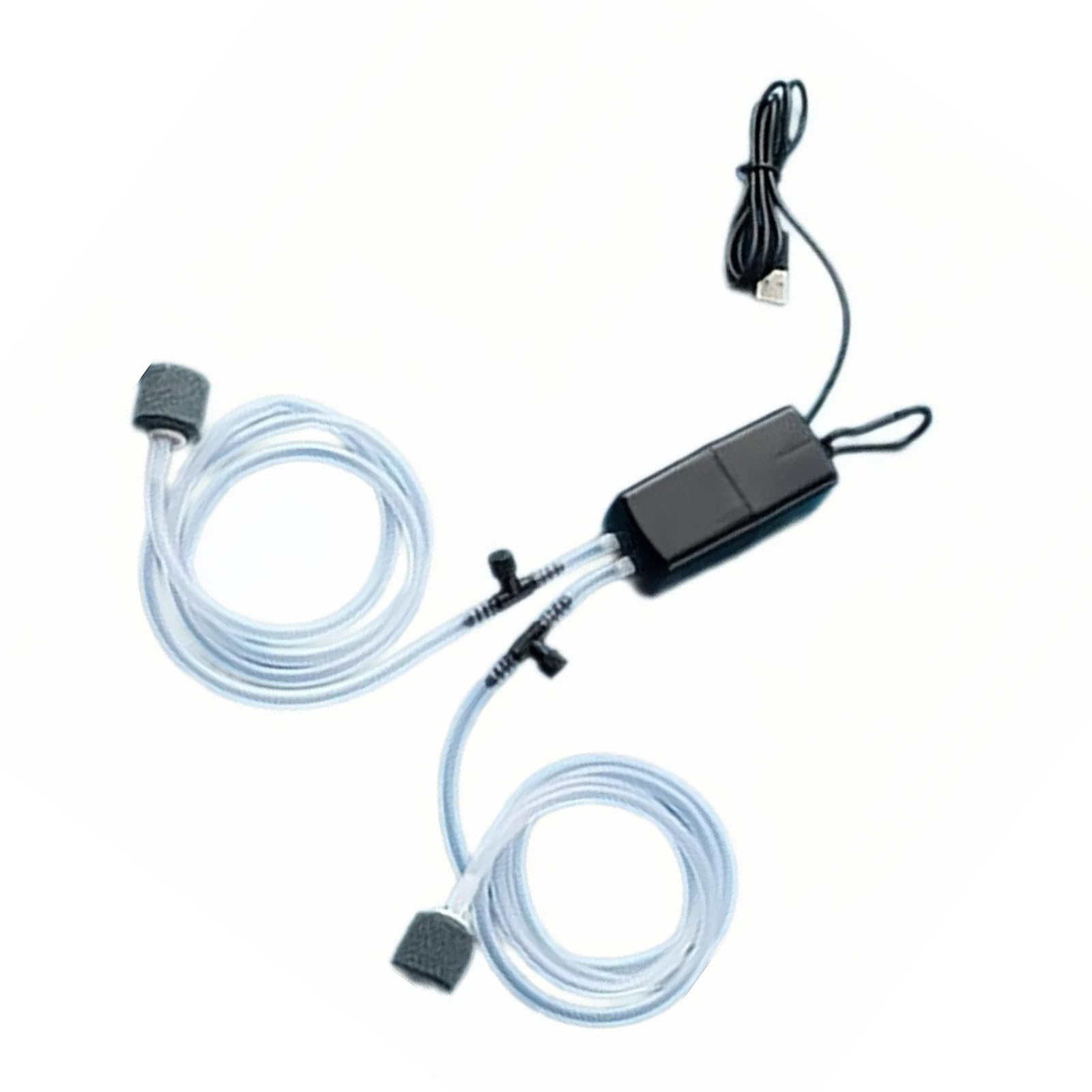 Hkfgdjdl Black Double Outlet Aquarium Air Pumps Usb Powered Air Aerator For Fish Tanks Quiet Double Hole Fish Tanks Air Pumps
