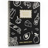 Elegant Recipe Book for 100+ Cherished Meals – Spacious 8.25 x 10