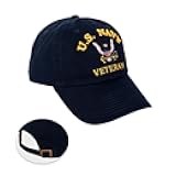United States Navy Baseball Hat US Brimmed Embroidered Hats Cap Adjustable Cloth Strap Adult (Style D)