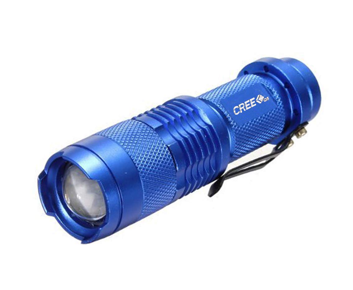 Gadget Heros Aluminium Alloy Pocket LED Mini Flashlight Torch, Blue (B00VPWBF2E) Amazon Price History, Amazon Price Tracker