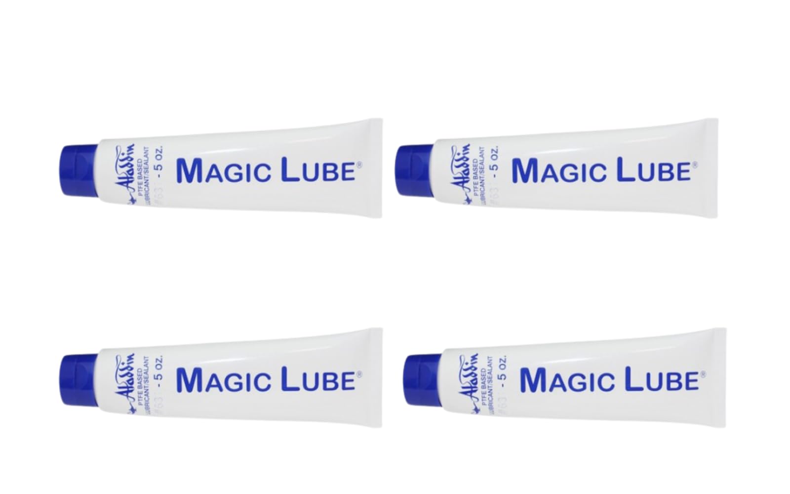4 PACK - Aladdin Magic Lube 5 oz. Teflon Based Lubricant Sealant 631