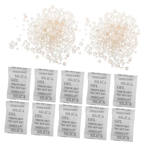 LALAFINA 50個 透明シリカゲル乾燥剤パケット 食品用吸湿剤 高吸収効率 長持ち湿気対策 靴 衣類 電子機器 宝の保護に