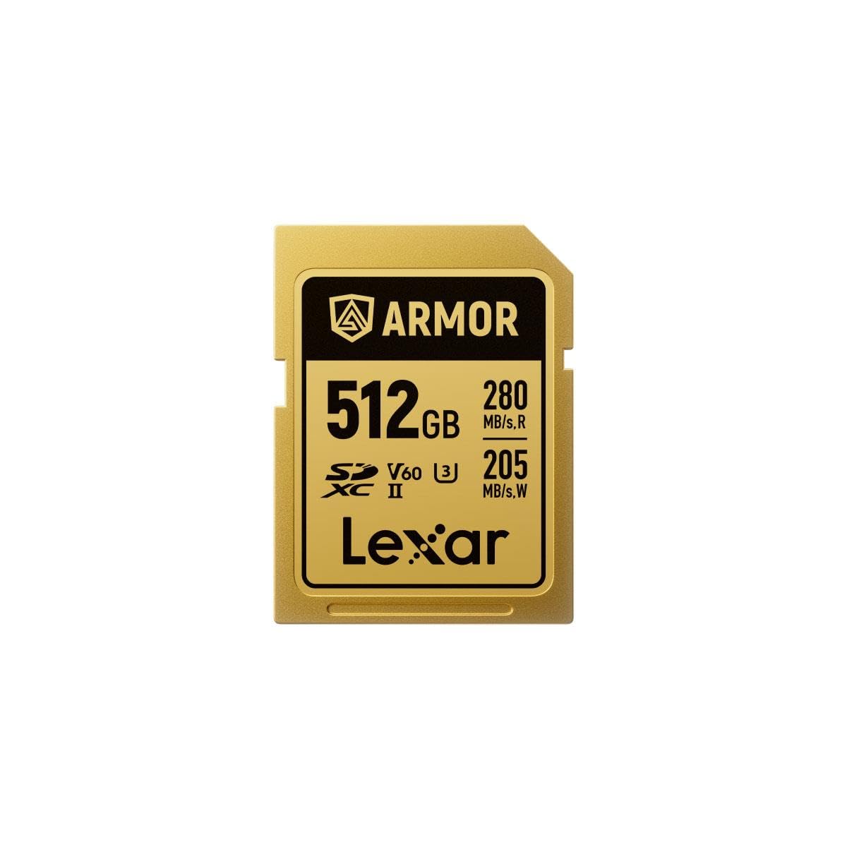 Professional Armor Gold 512GB UHS-II V60 SDXC Memory Card