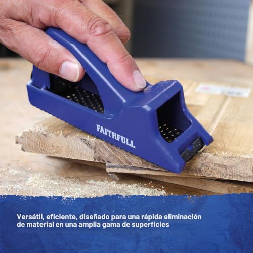 Miniatura 3 de Cepillo De Bloque De Escofina Manual Faithfull: Ligero, Duradero Y Fácil De Usar Para La Eliminación De Múltiples Materiales