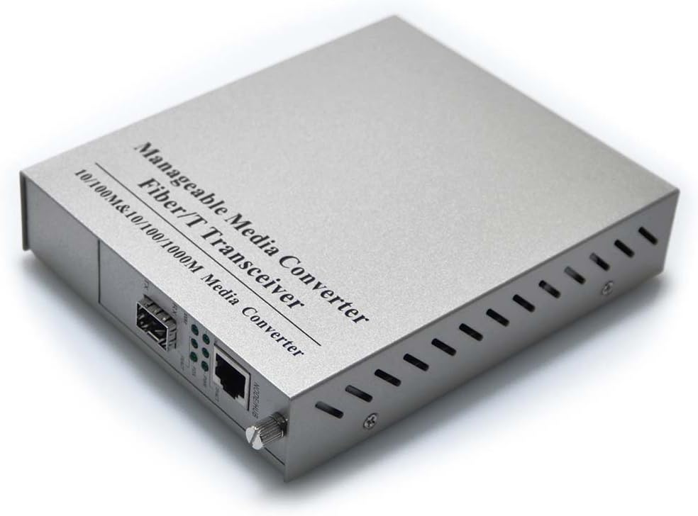 Diablo Cable 10/100/1000TX to 1000SX/LX SNMP Managed Media Converter with SFP Slot