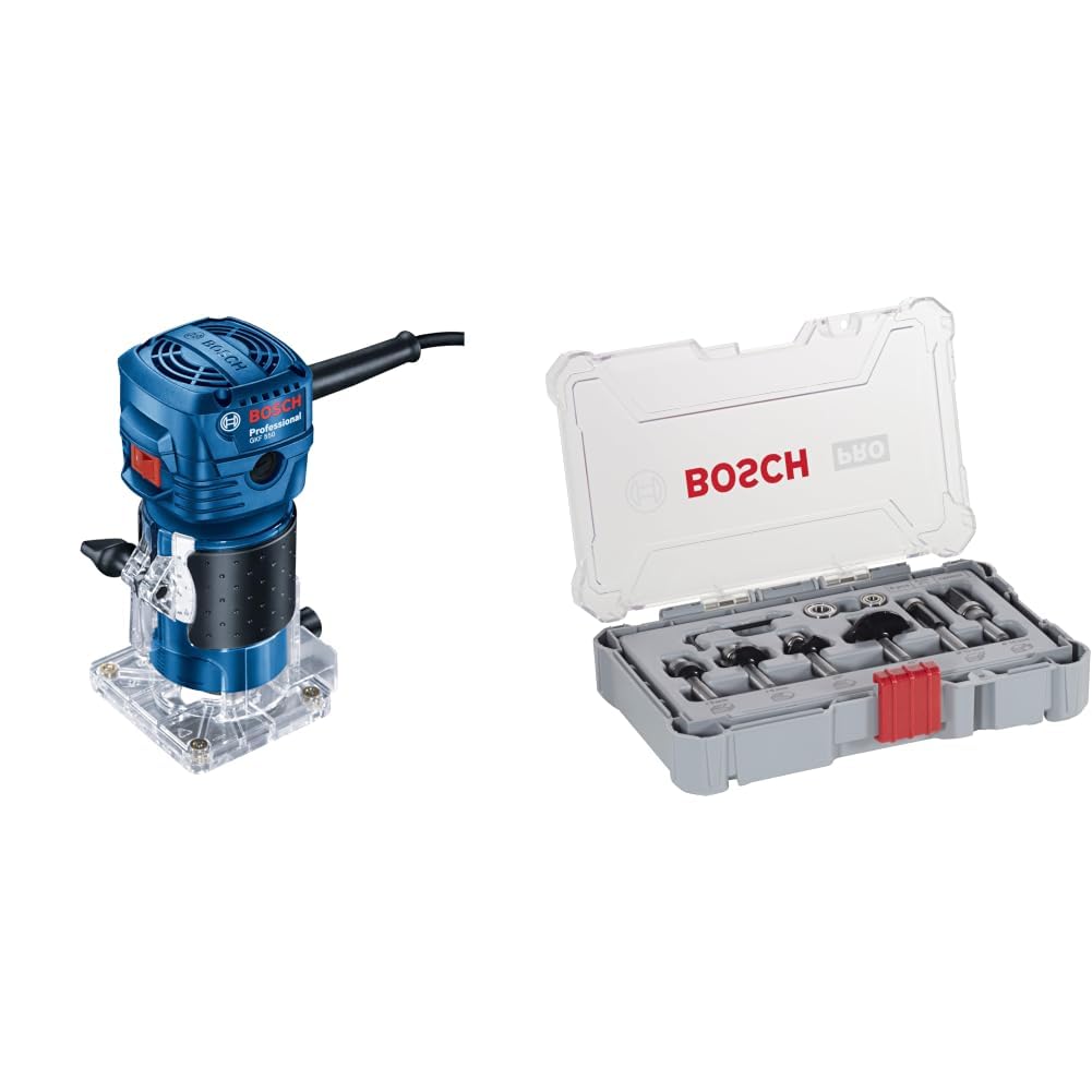 Bosch Professional GKF 500, affleureuse filaire, 550 W, 33000 tr/min