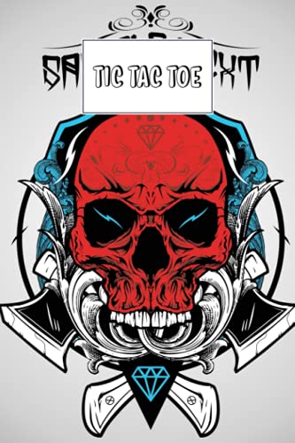 Tic Tac Toe: Games Fun Activities for Kids / Paper & Pencil Workbook for Games, Smart gifts for Family | Skull Cover by Sigrun Frey image 2