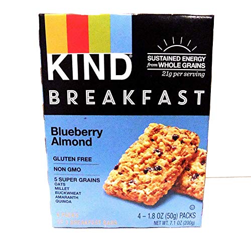 Kind Blueberry Almond Breakfast Bars 8 Count (Pack of 4)