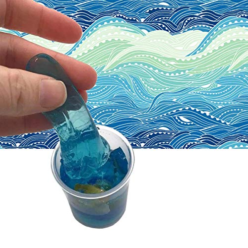 Kicko Sea Animal Slime Toy - 12 Pieces Bottles Of Colorful Sludgy Gooey Fidget Kit For Sensory And Tactile Stimulation, Stress Relief, Prize, Party Favor, Educational Game, School Reward #TOP6