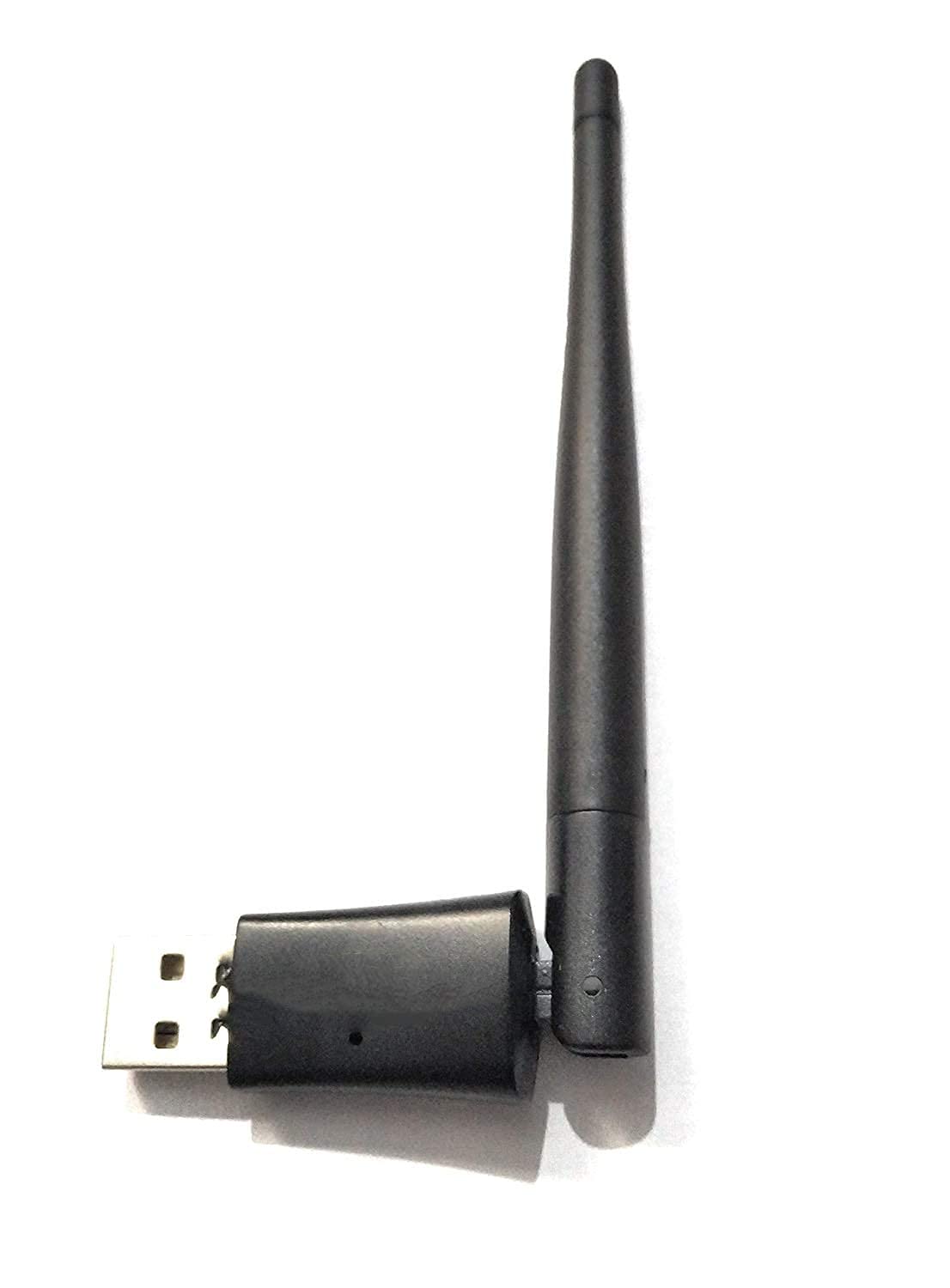 PremiumAV 600Mbps USB Wi-Fi Adapter Dongle | High-Speed Wireless Network USB Receiver for Laptop, Desktop, PC | 2.4GHz Wireless Internet Connection – Black