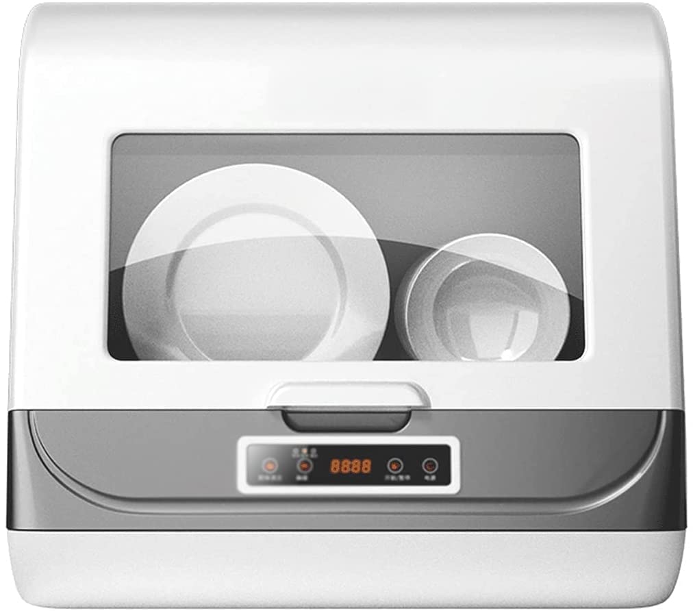 Lavavajillas portátil para encimera, lavavajillas compacto con estante de ajuste, para apartamentos, oficina y cocina en casa