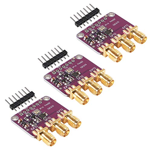 Aitrip 3 Pcs Si5351A I2C 25Mhz I2C High Frequency Signal Generator Breakout Board Square Wave Frequency Generator Signal Generator 8Khz To 160Mhz 3-5Vdc For Arduino #TOP10