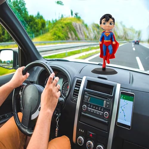 Image of Action Figure Miniature Toy Figure Special Edition for Car Dashboard, Decoration, Cake, Office Desk & Study Table - Superman