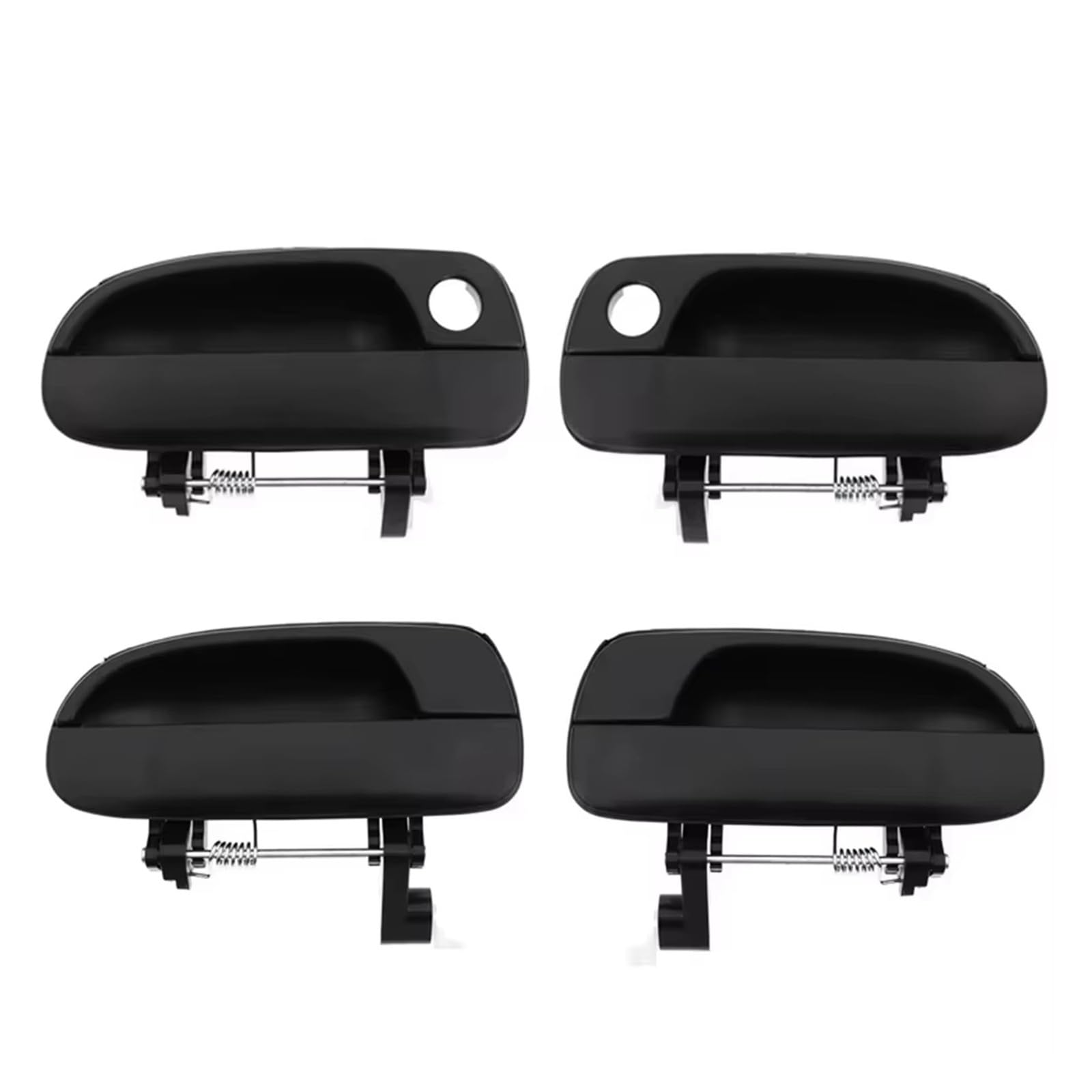 WPHLYZ Car Outside Exterior Outer Door Handle for Hyundai for Accent 2000 2001-2006 ​4pcs Car Rear Front Door Outer Handle 82650-25000 82660-25000 83650-25000 83660-25000