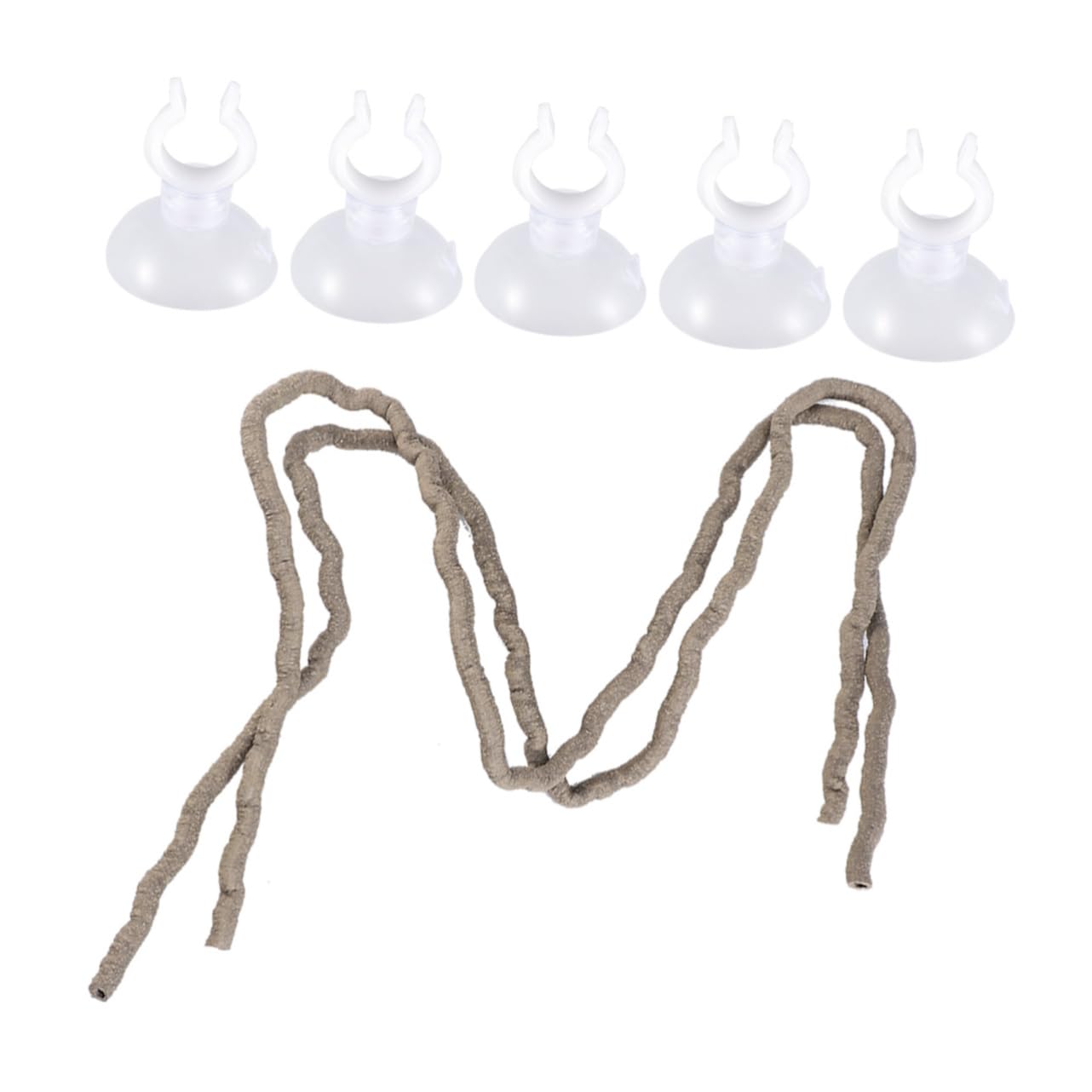 Ratán flexible YARNOW con ventosas para terrarios de camaleones 1