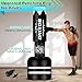 71'' Standing Punching Bag for Adults, Heavy Bag Boxing Bag with Stand Upgrated Raise Base Inflatable Kicking Bag Muay Thai Bag for Training MMA Taekwondo