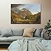 View of The Mountain Pass Notch of The White Mountains Crawford by Thomas Cole Home Decor Poster Wall Art Hanging Picture Print Bedroom Decorative Painting Posters Room Aesthetic 08x12inch(20x30cm)